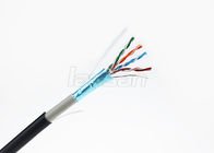 Color Customized Cat5e Lan Cable Bare Copper FTP AI Mylar For Ethernet